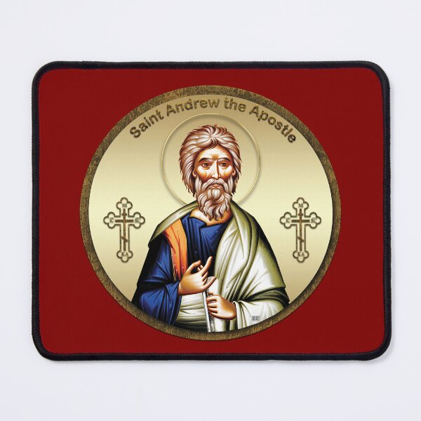Item preview, Apostle Andrew, the Holy and All-Praised First-Called,eng designed and sold by ikonesrb.