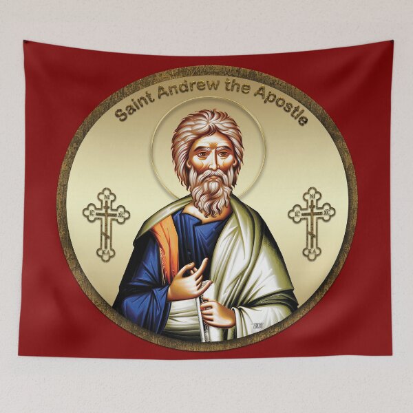 Item preview, Apostle Andrew, the Holy and All-Praised First-Called,eng designed and sold by ikonesrb.