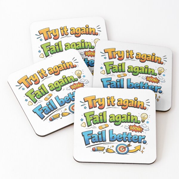 Item preview, Try It, Fail again. Fail Better designed and sold by Arte Cartoon From TagTeam Group.