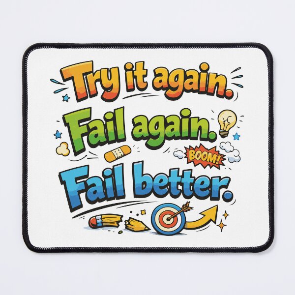 Item preview, Try It, Fail again. Fail Better designed and sold by Arte Cartoon From TagTeam Group.