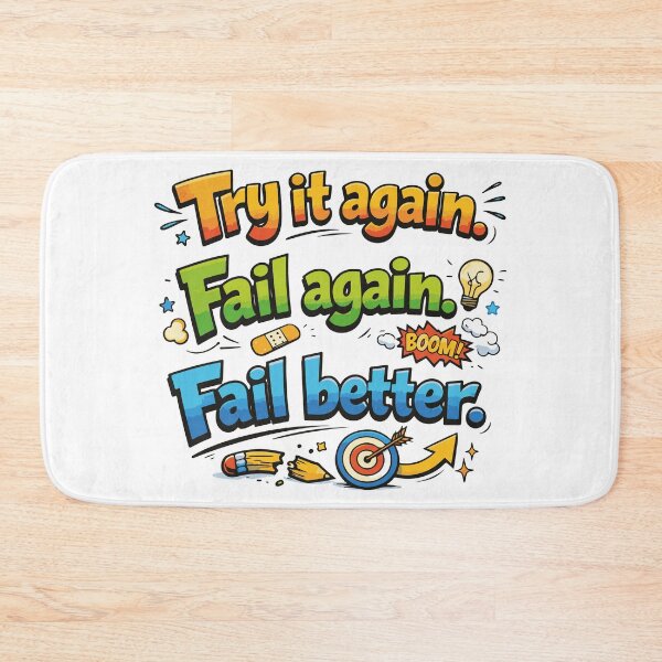Item preview, Try It, Fail again. Fail Better designed and sold by Arte Cartoon From TagTeam Group.