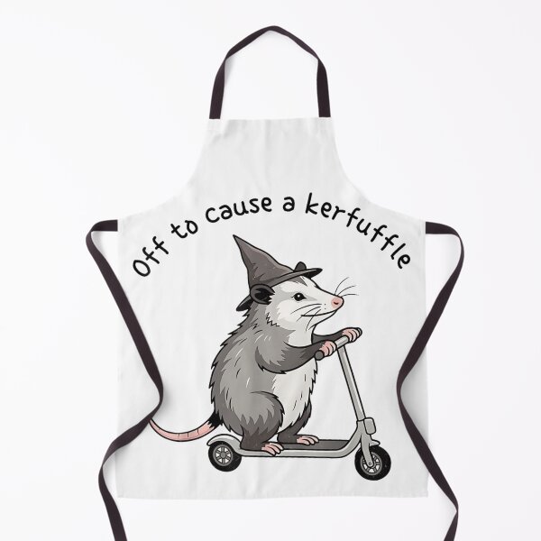 Item preview, Off To Cause A Kerfuffle Opossum On Scooter Witch Hat Art designed and sold by Nannythenimfa.
