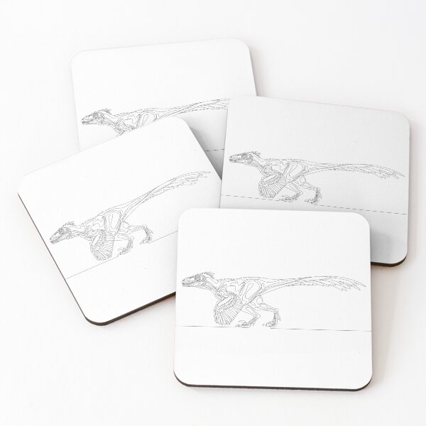 Item preview, Pyroraptor One Line Art - Minimalist Dinosaur designed and sold by 1LineMS.