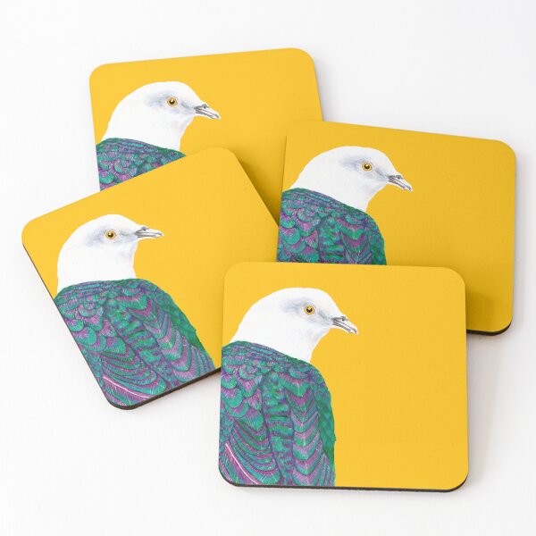 Item preview, Elegant Imperial-Pigeon bird watercolour painting designed and sold by art-elodie-g.