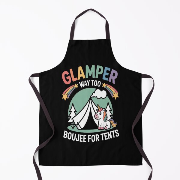 Item preview, Glamper Way Too Boujee For Tents Glamping Tent Camping designed and sold by TeamLequid.