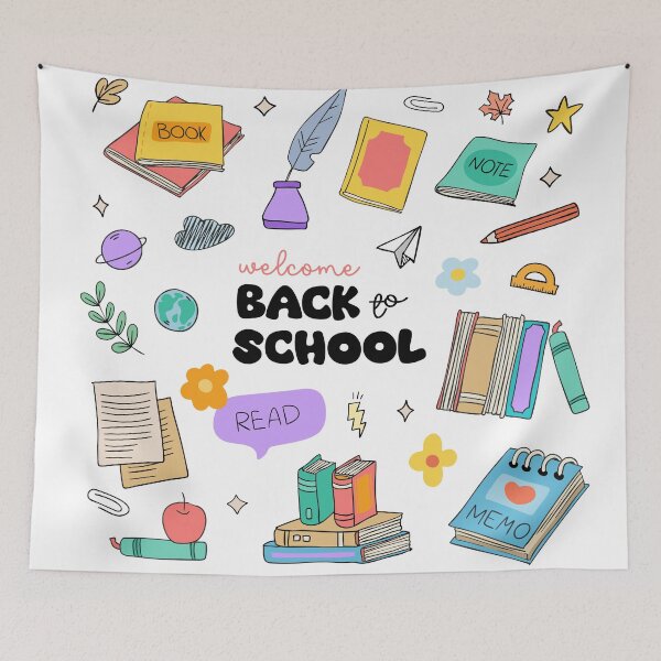 Item preview, Back to school t-shirt print, sticker, decoration designed and sold by NatalkaP.