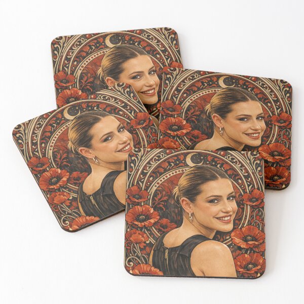 Item preview, Adèle Exarchopoulos (Portrait by A. Mucha) designed and sold by ~ Th*mas ~.