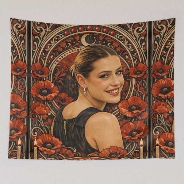 Item preview, Adèle Exarchopoulos (Portrait by A. Mucha) designed and sold by ~ Th*mas ~.