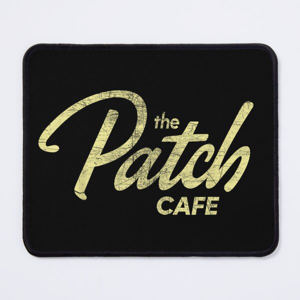 Item preview, Vintage Distressed Aesthetic The Patch Cafe Retro Script Typography Design designed and sold by Daisy Grimes.