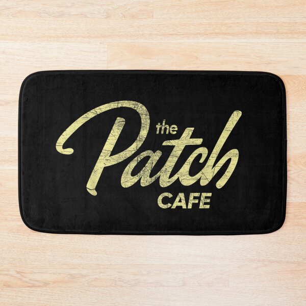 Item preview, Vintage Distressed Aesthetic The Patch Cafe Retro Script Typography Design designed and sold by Daisy Grimes.