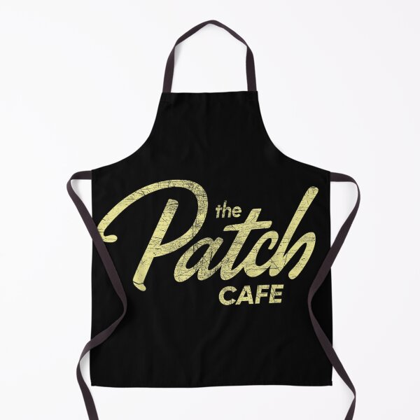 Aperçu de l'œuvre Design typographique rétro à l'esthétique vintage et vieillie du Patch Cafe créée et vendue par Daisy Grimes.