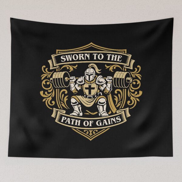 Item preview, Sworn to the Path of Gains Knightcore designed and sold by pixeptional.