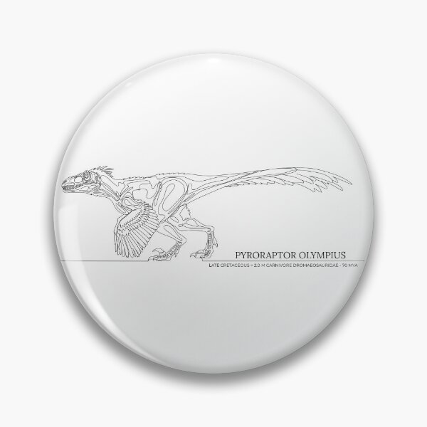 Item preview, Pyroraptor - Minimalist continuous line drawing designed and sold by 1LineMS.