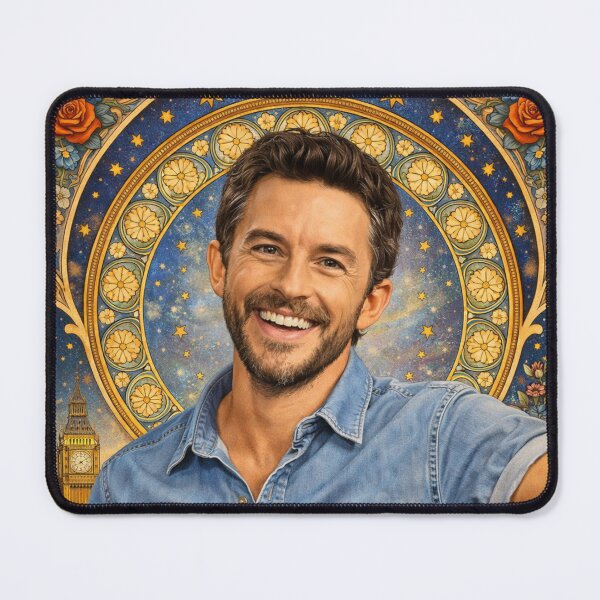 Item preview, Jonathan Bailey (Portrait A. Mucha) designed and sold by ~ Th*mas ~.