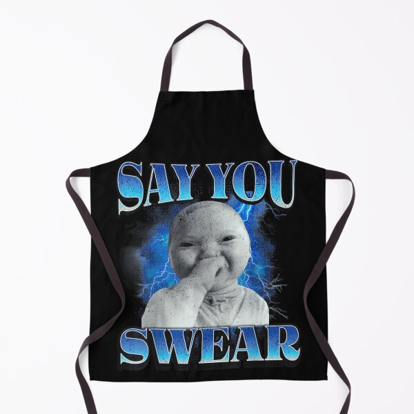 Item preview, Say You Swear Aesthetic Baby Lightning Bolt Retro 90s Streetwear Design designed and sold by Daisy Grimes.
