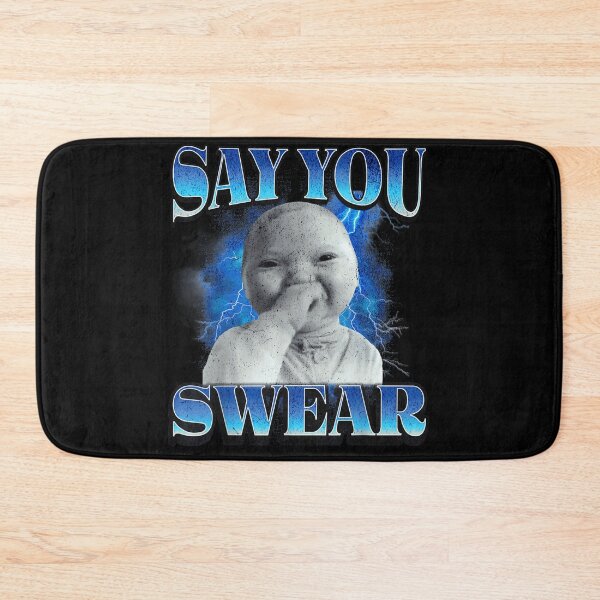 Item preview, Say You Swear Aesthetic Baby Lightning Bolt Retro 90s Streetwear Design designed and sold by Daisy Grimes.
