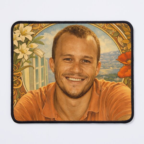 Item preview, Heath Ledger (Portrait A. Mucha) designed and sold by ~ Th*mas ~.