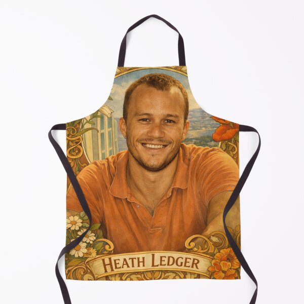 Item preview, Heath Ledger (Portrait A. Mucha) designed and sold by ~ Th*mas ~.