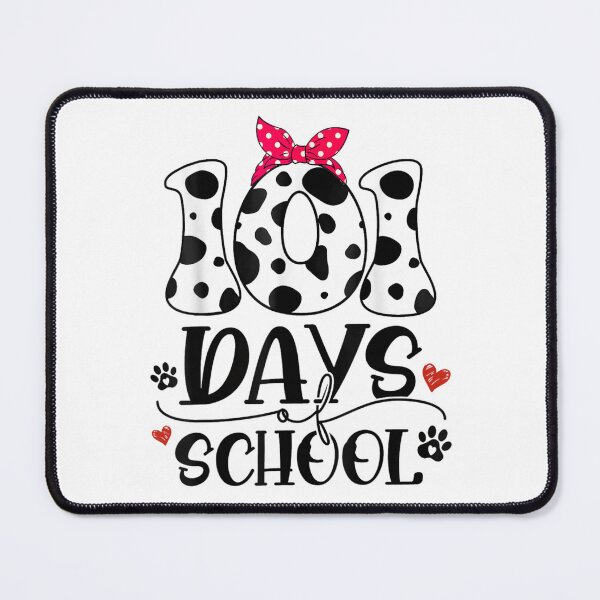 Item preview, 101 Days of School Dalmatian Puppy Spots Bow Tie Teacher Student designed and sold by Daisy Grimes.