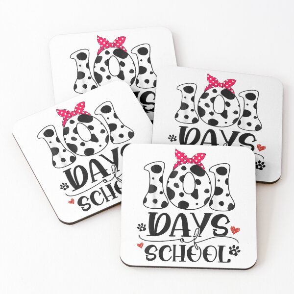 Item preview, 101 Days of School Dalmatian Puppy Spots Bow Tie Teacher Student designed and sold by Daisy Grimes.