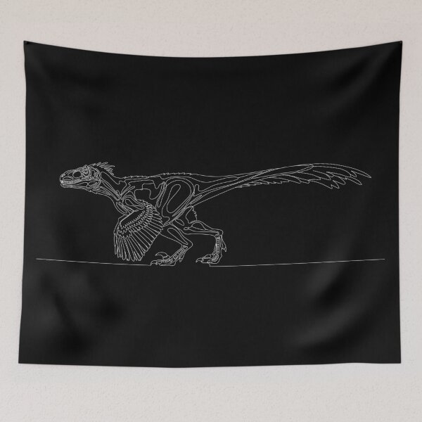 Item preview, Pyroraptor - Minimalist continuous line drawing designed and sold by 1LineMS.