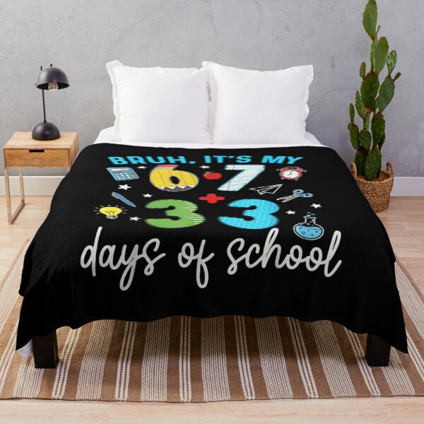 Item preview, Bruh Its My 100 Days of School Math Equation Pencil Supplies designed and sold by Daisy Grimes.
