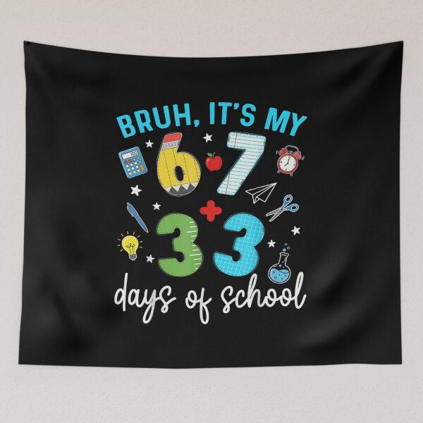 Item preview, Bruh Its My 100 Days of School Math Equation Pencil Supplies designed and sold by Daisy Grimes.