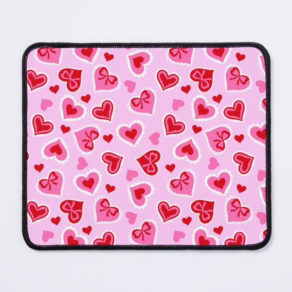 Item preview, pattern with hearts with border designed and sold by burbura.