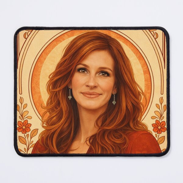 Item preview, Julia Roberts (Portrait A. Mucha) designed and sold by ~ Th*mas ~.
