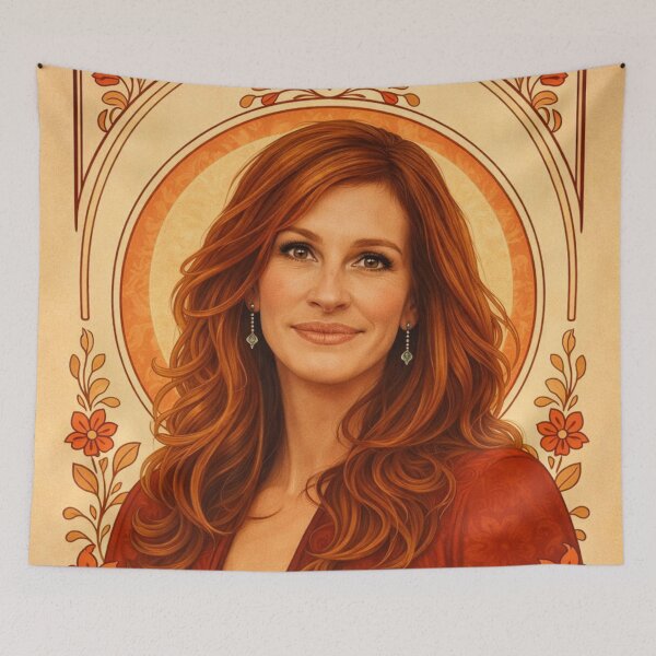 Item preview, Julia Roberts (Portrait A. Mucha) designed and sold by ~ Th*mas ~.