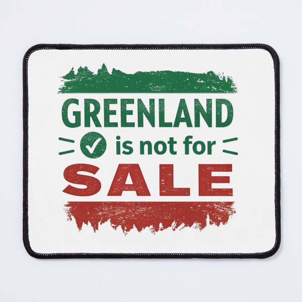 Item preview, Greenland Not For Sale – Protest Art for Sovereignty and Freedom designed and sold by TJprint.