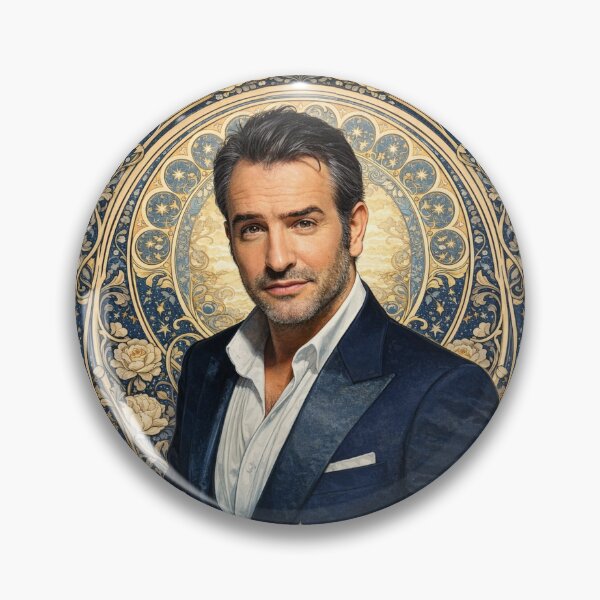 Item preview, Jean Dujardin (Portrait by A. Mucha) designed and sold by ~ Th*mas ~.