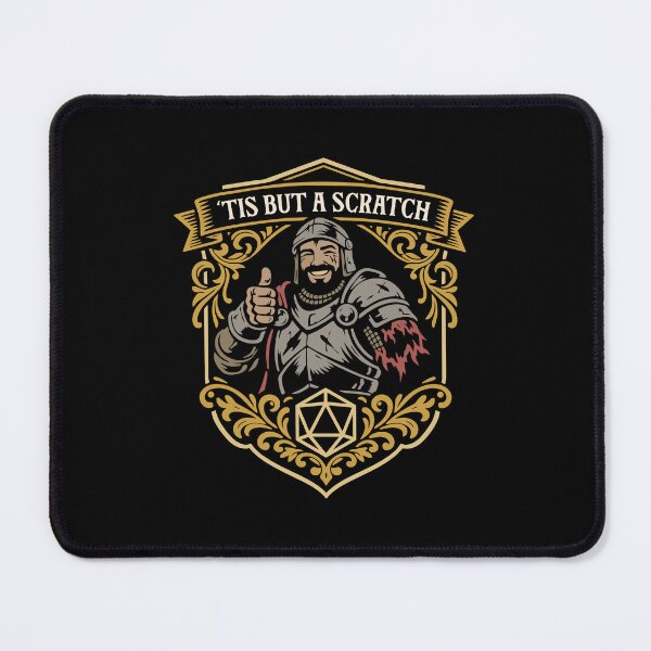 Item preview, Tis But a Scratch Paladin Dark Humor designed and sold by pixeptional.