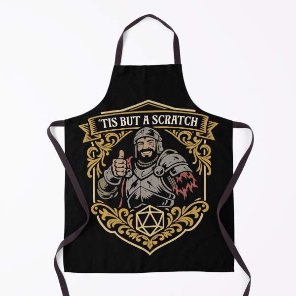 Item preview, Tis But a Scratch Paladin Dark Humor designed and sold by pixeptional.