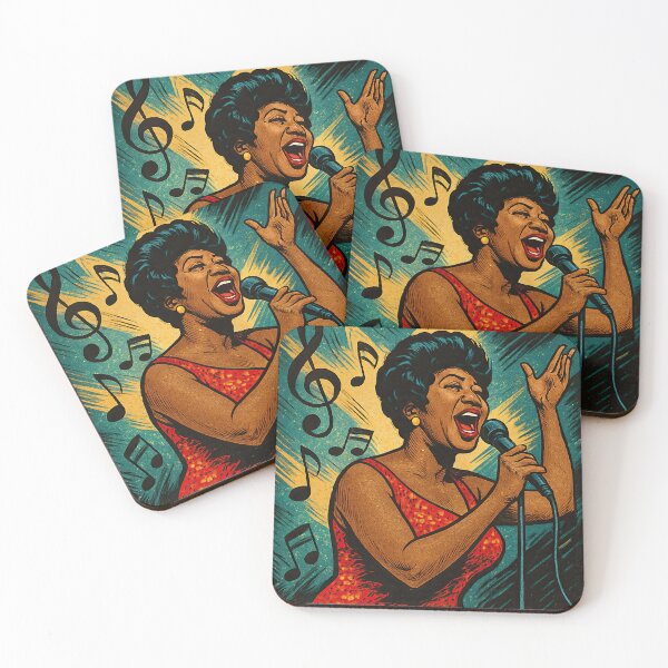 Item preview, Aretha Franklin | Comics stylCartoone -  designed and sold by ComicsFactory.