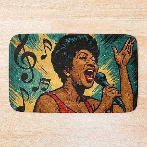 Item preview, Aretha Franklin | Comics stylCartoone -  designed and sold by ComicsFactory.
