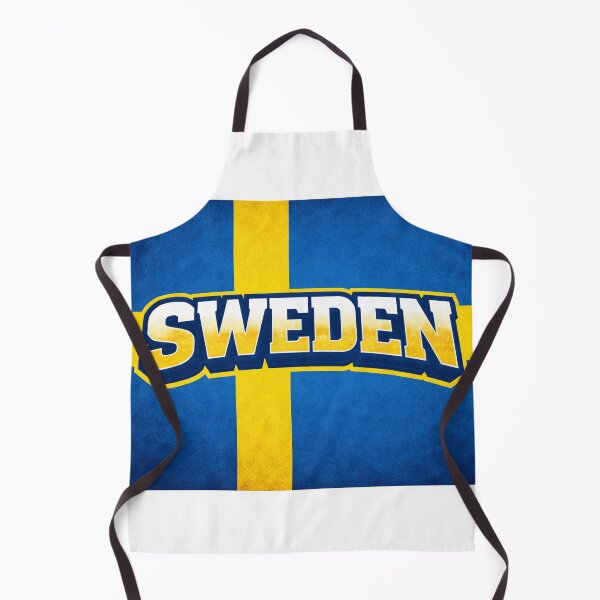 Item preview, Sweden Flag Design – Swedish Pride Bold Typography Art designed and sold by GarnerSupplyCo.