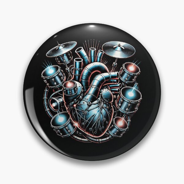 Item preview, Heartbeat Drum Machine: Rhythm Lives Inside Every Drummers gift designed and sold by Pixel4you.