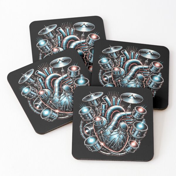 Item preview, Heartbeat Drum Machine: Rhythm Lives Inside Every Drummers gift designed and sold by Pixel4you.