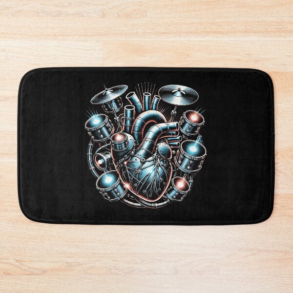 Item preview, Heartbeat Drum Machine: Rhythm Lives Inside Every Drummers gift designed and sold by Pixel4you.