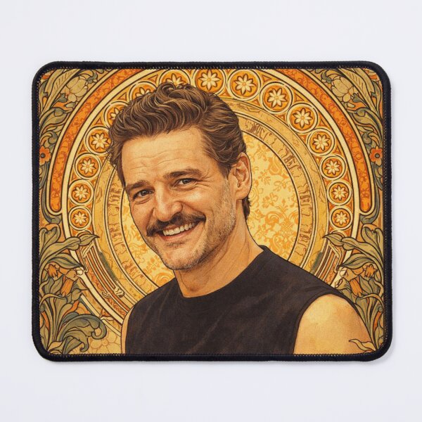 Item preview, Pedro Pascal (Portrait A. Mucha) designed and sold by ~ Th*mas ~.