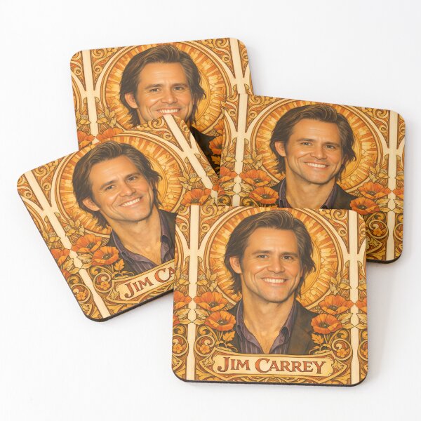 Item preview, Jim Carrey (Portrait A. Mucha) designed and sold by ~ Th*mas ~.