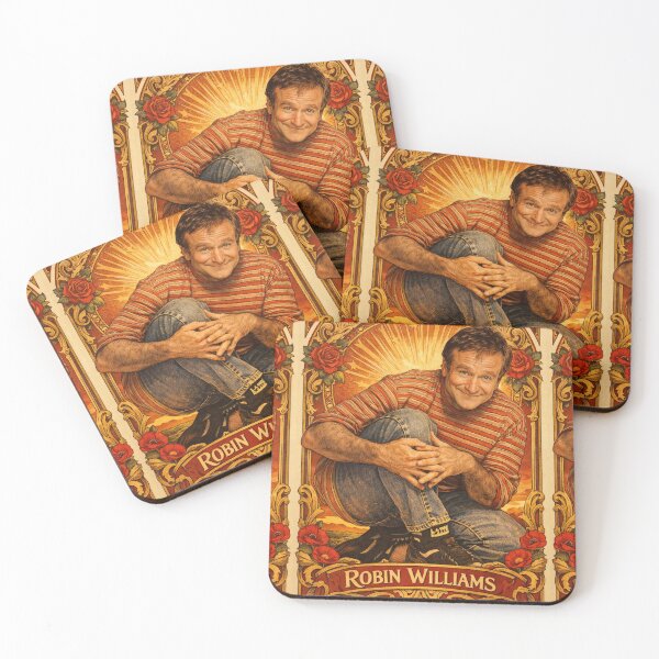 Item preview, Robin Williams (Portrait A. Mucha) designed and sold by ~ Th*mas ~.