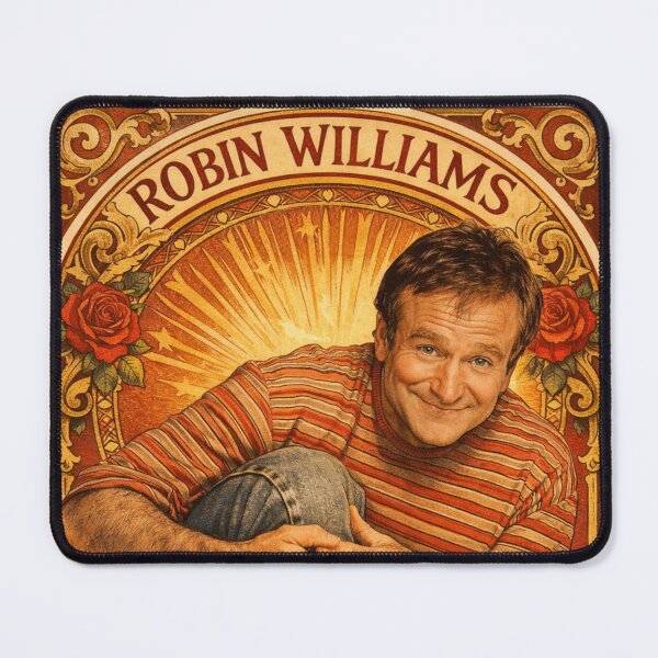 Item preview, Robin Williams (Portrait A. Mucha) designed and sold by ~ Th*mas ~.