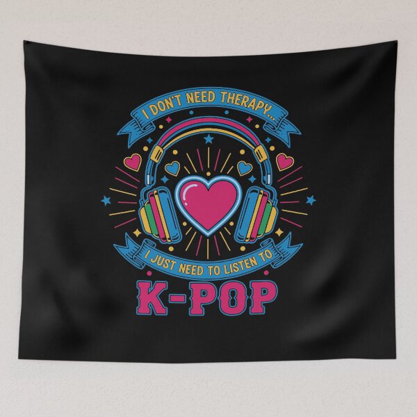 Item preview, I Dont Need Therapy I Just Need To Listen To K-Pop designed and sold by LuminOrb.