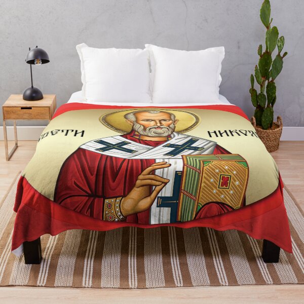Item preview, Saint Nicholas orthodox icon new oo2 designed and sold by ikonesrb.