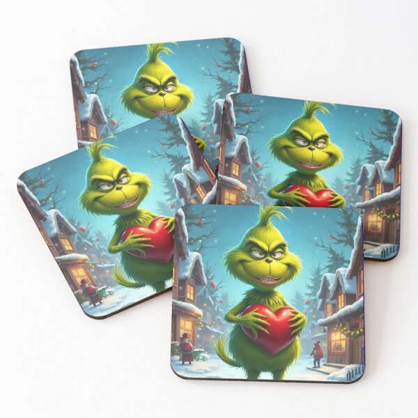 Item preview, Grinch love Heart designed and sold by Arte Cartoon From TagTeam Group.