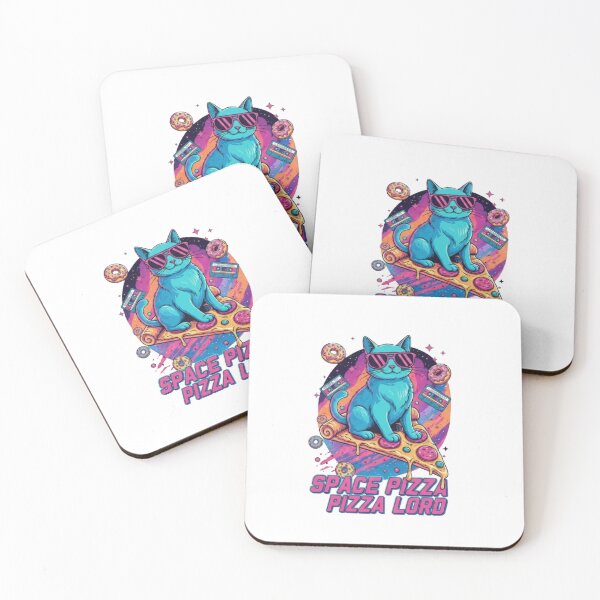 Item preview, Space Pizza Cat | Retro 80s Cosmic Pizza Lord Aesthetic designed and sold by MEXART2.
