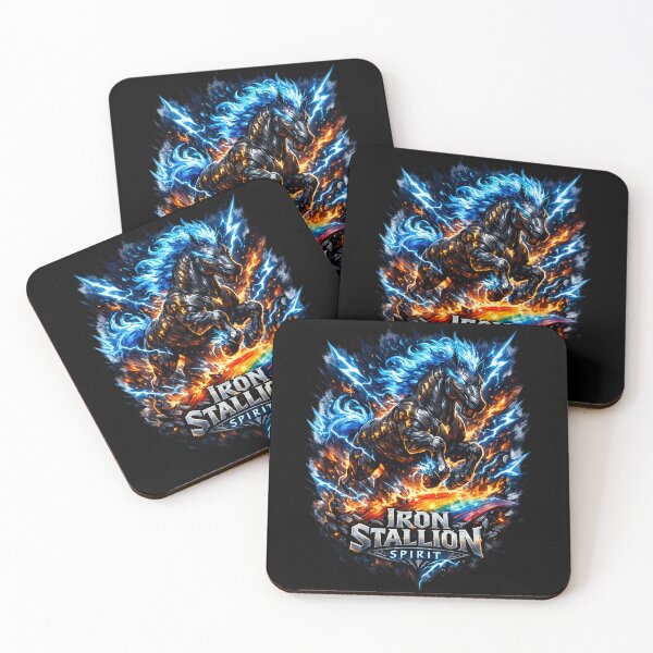 Item preview, Iron Stallion Spirit – Forged in Fire and Thunder designed and sold by avinigav.