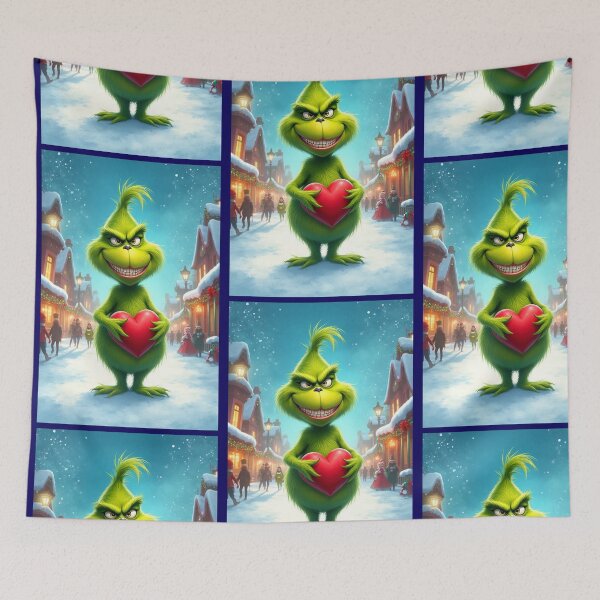 Item preview, the Grinch with Heart designed and sold by Arte Cartoon From TagTeam Group.